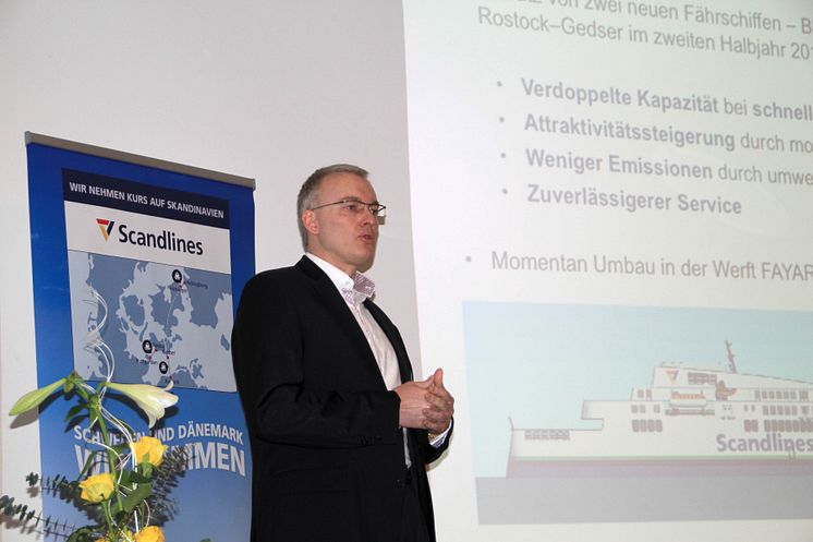 Morten Haure-Petersen, Geschäftsführer der Scandlines Deutschland GmbH