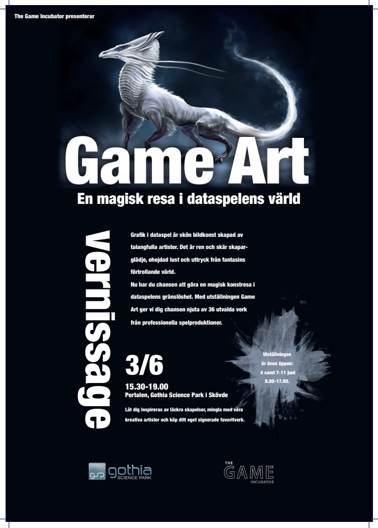 Vernnissage för Game Art