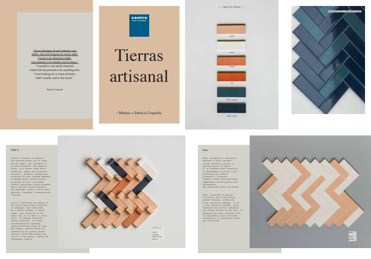 Tierras Artisanal - Keramiska plattor av Patricia Urquiola för Mutina hos Centro