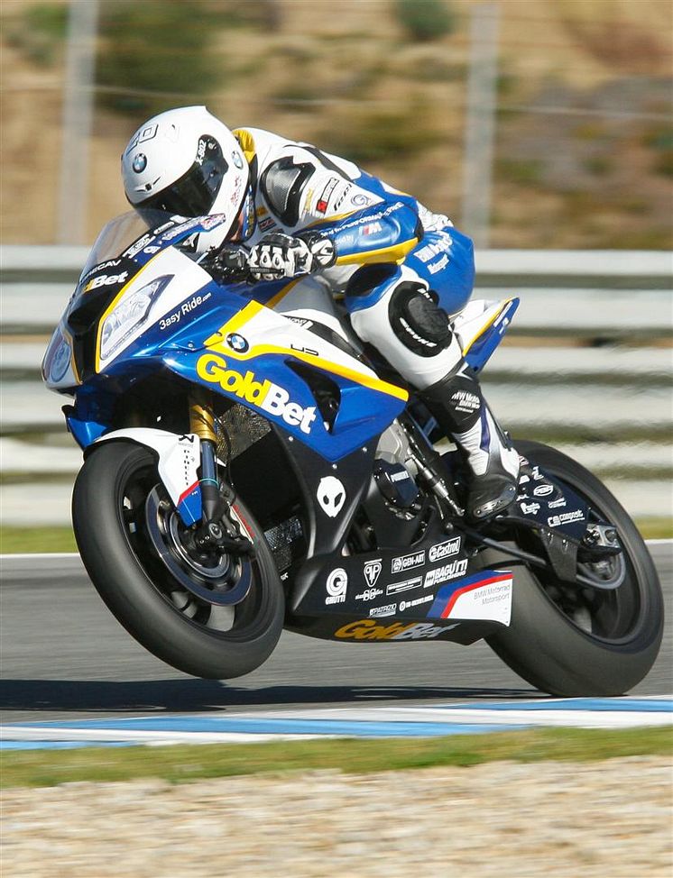 Superbike in the Circuit of Jerez