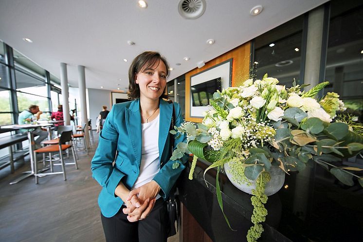 Innenarchitektin der neuen Sportsbar, Jacqueline Fox