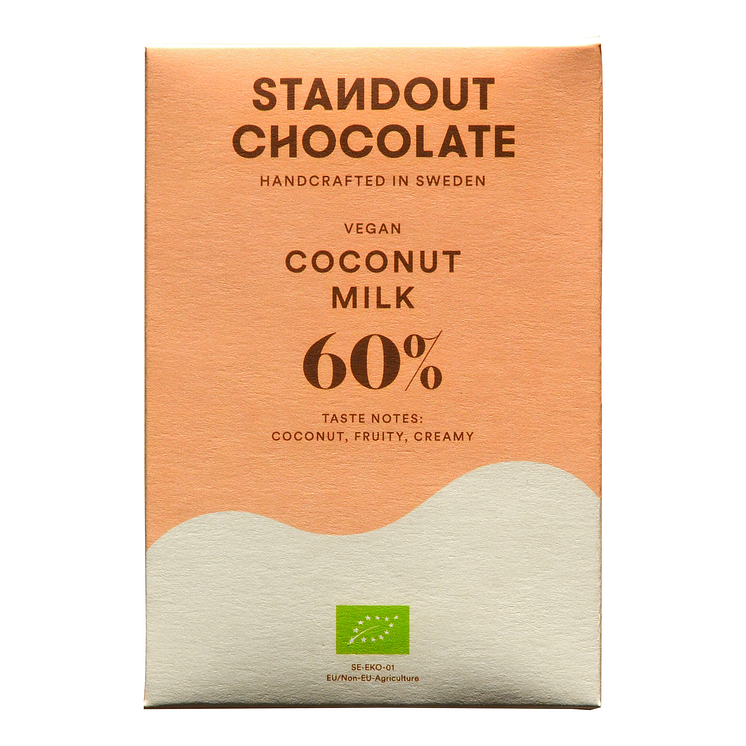 Ny vegansk kokosmjölk-choklad
