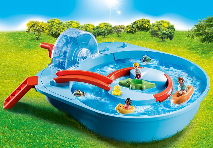 Fröhliche Wasserbahn (70267) von PLAYMOBIL 1.2.3 AQUA