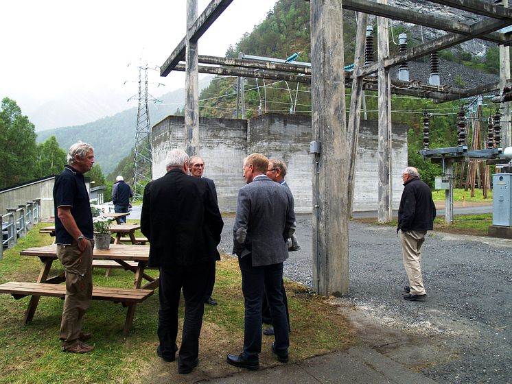 Åpnet Kraft- og skredsenter i Tafjord