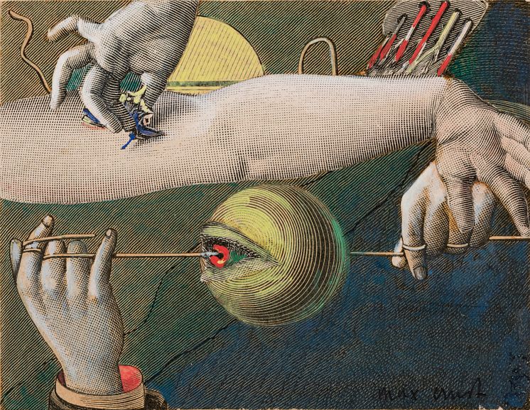 Max Ernst, Untitled. Collage and gouache on paper, 1921. Copyright: Florent Chevrot