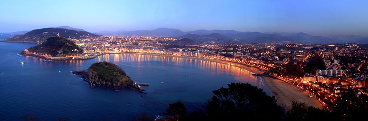 Skyline of San Sebastian