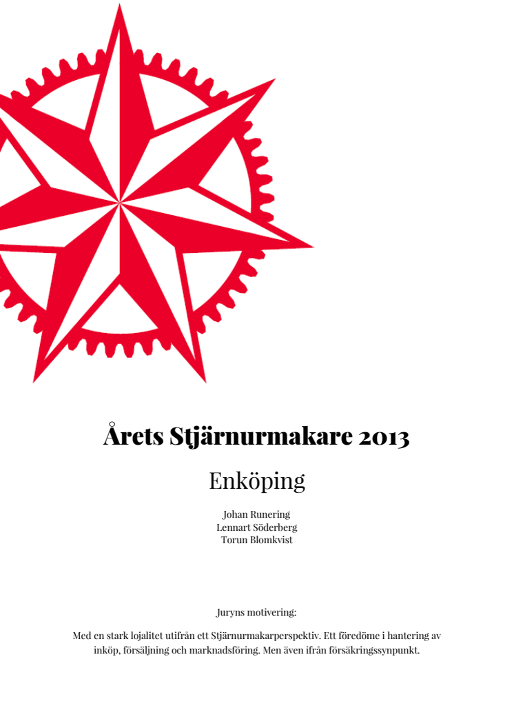 Årets Stjärna 2013