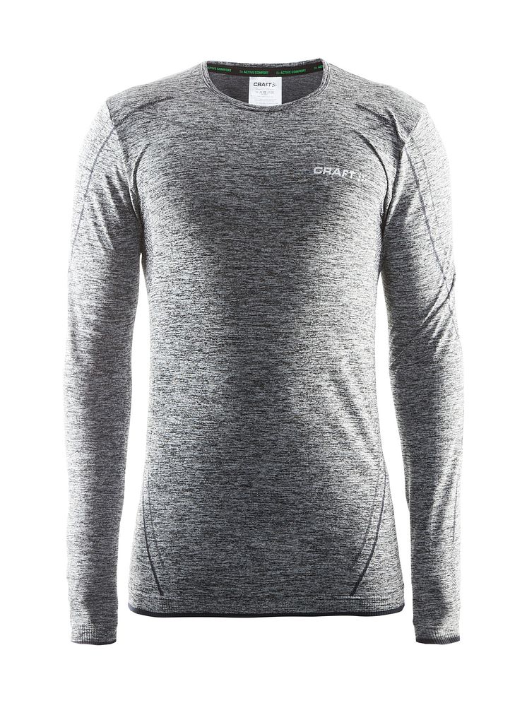 Active Comfort round neck long sleeve för herr i färgen black (ca pris 350 kr)