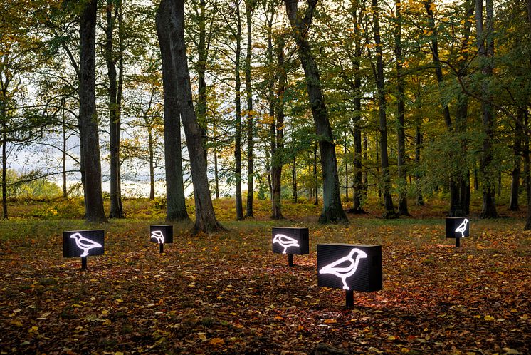 Julian Opie. Crows. Foto_Eivind Lauritzen