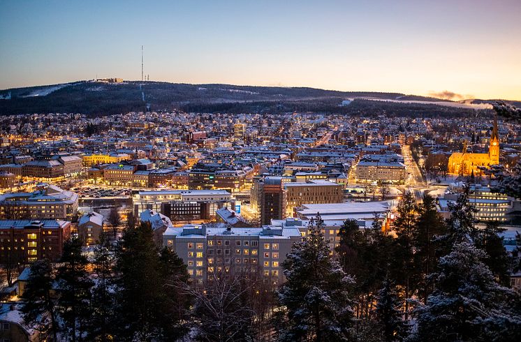 Vy över Sundsvall