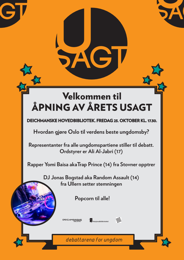 Program for Usagt runde to, første debatt!