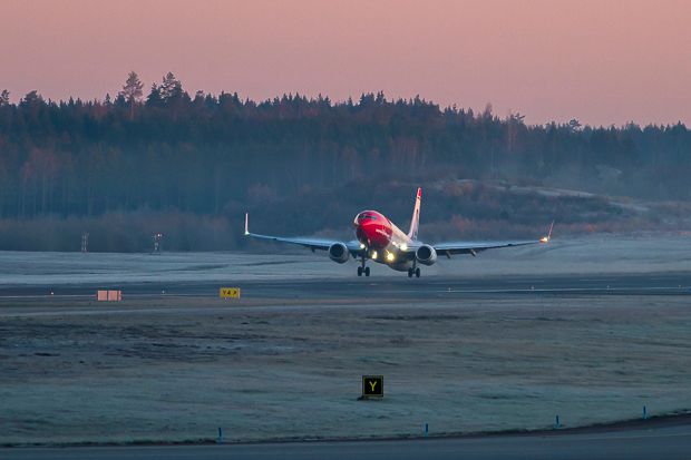 Norwegian's Boeing 737-800. Foto: David Charles Peacock