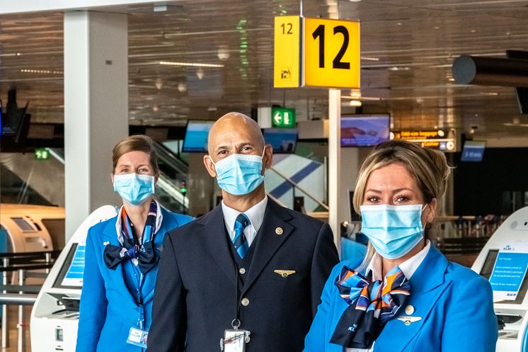 Gate agents at Amsterdam Schiphol Airport