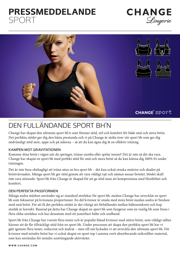 Den fulländande sport bh'n