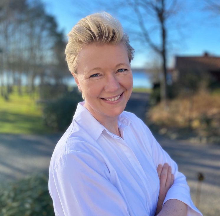Carina Almquist, HR-chef Zeppelin Sverige, porträtt