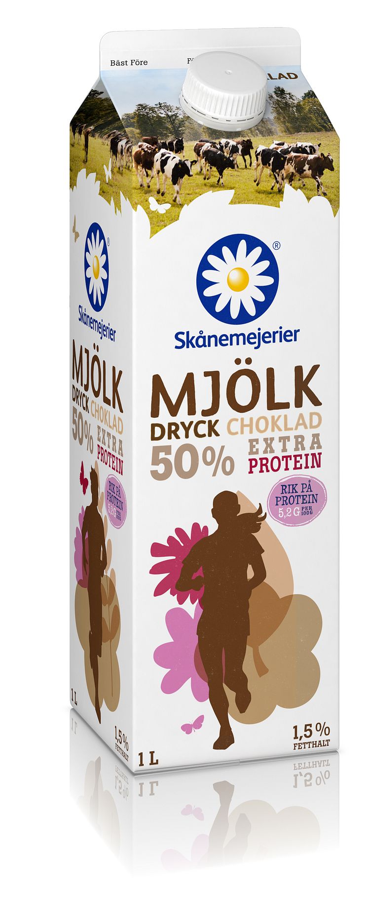 Mjölk med extra protein choklad