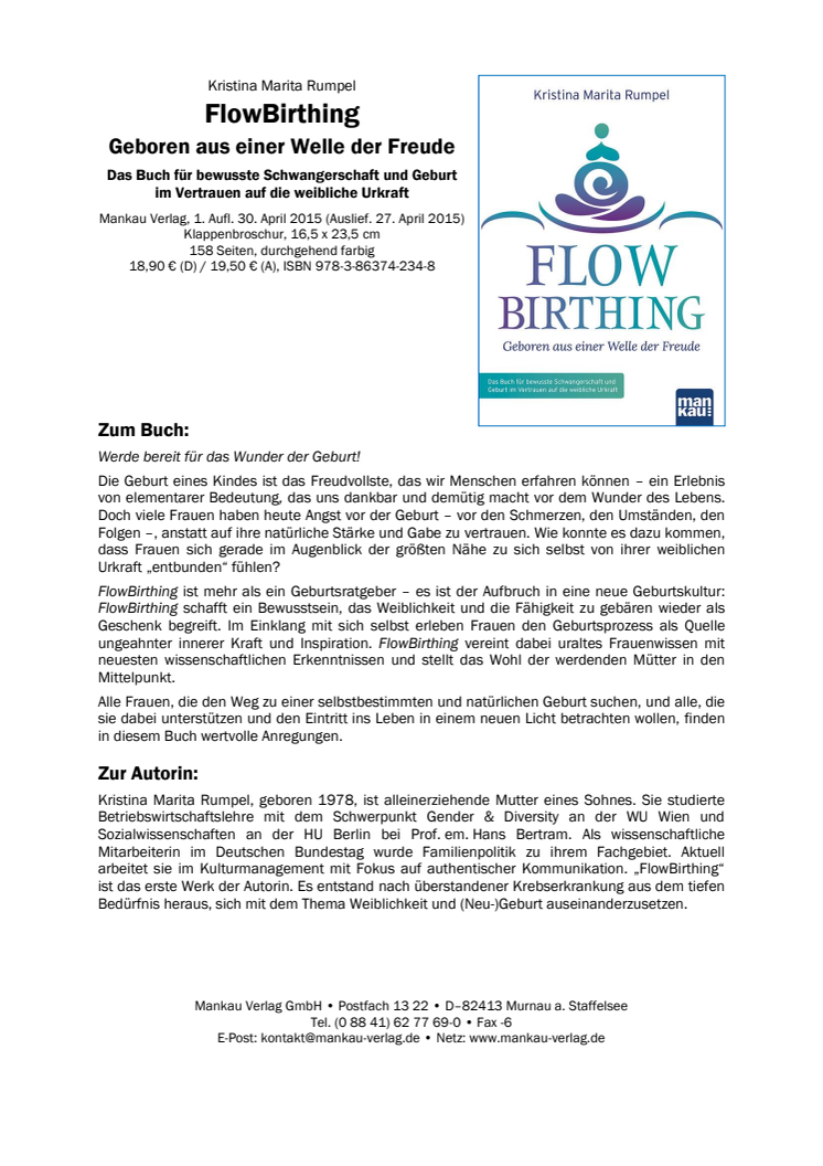 Waschzettel Flowbirthing - Kristina Marita Rumpel