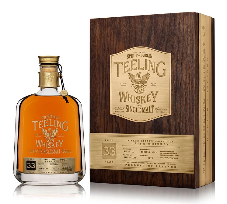 Teeling 33 YO Bottle+box