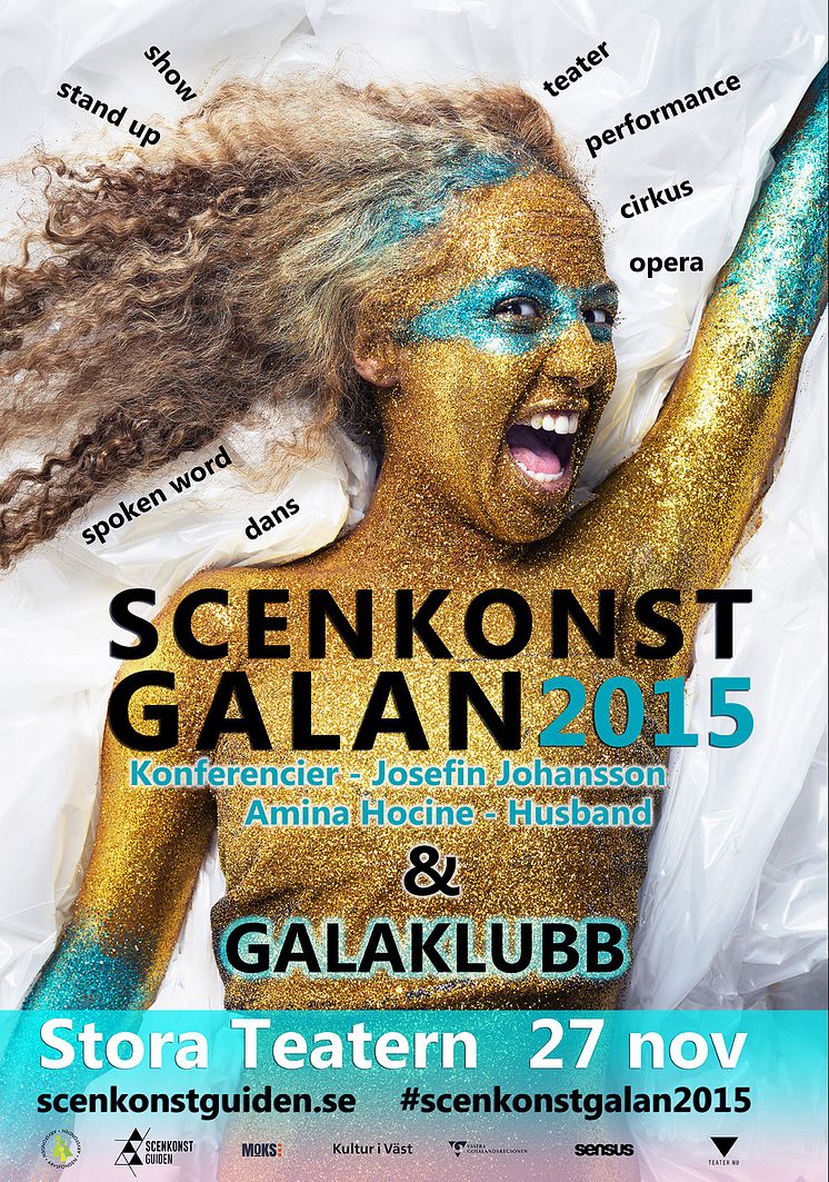 Affisch Scenkonstgalan 2015
