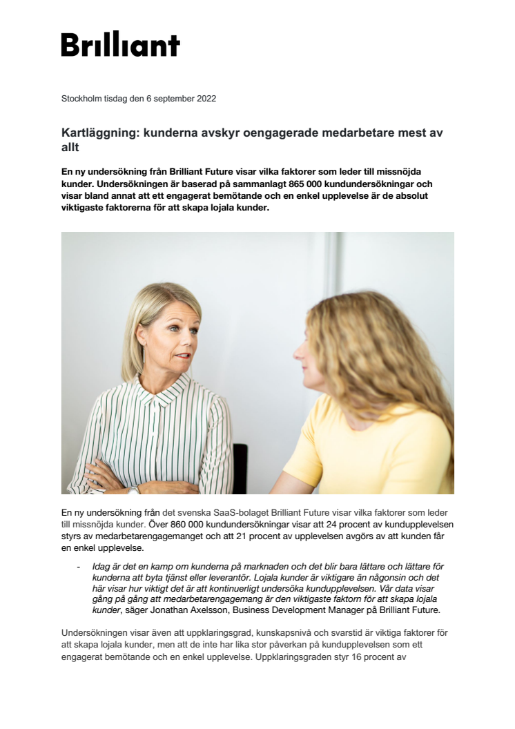 Brilliant Future pressmeddelande_Kartläggning - kunderna avskyr oengagerade medarbetare mest av allt.pdf