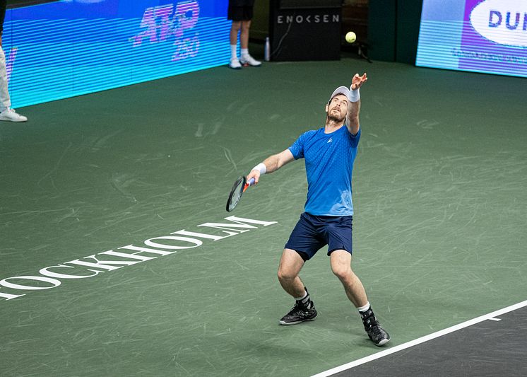 Andy Murray at Stockholm Open 2021 