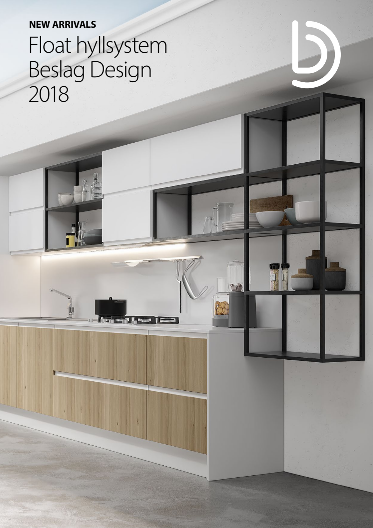 Float hyllsystem hos Beslag Design