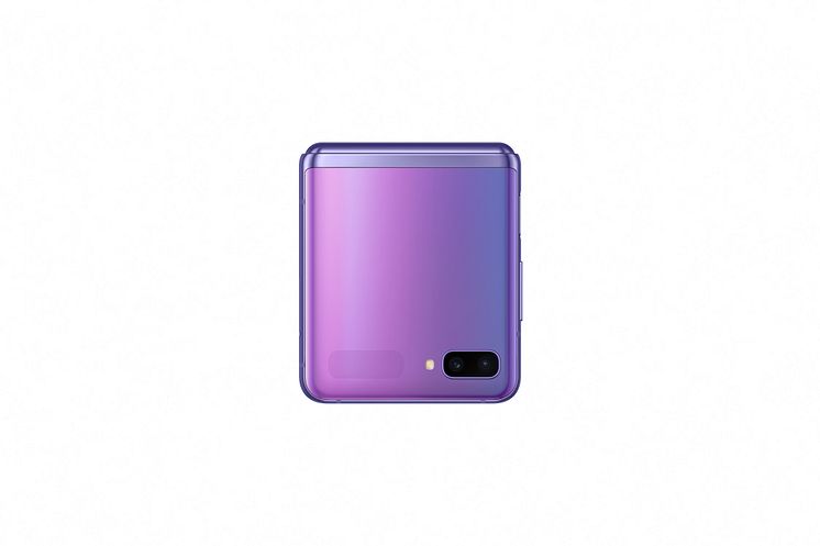 Samsung Galaxy Z Flip_closed front_purple mirror