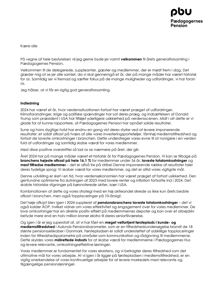 PBU_Formandens beretning GF 2025.pdf
