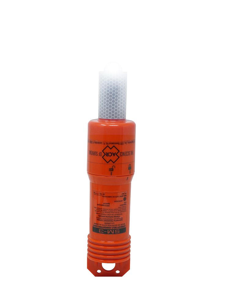 Hi-res image - ACR Electronics - The new ACR Electronics SM-3 Automatic Buoy Marker Light (activated)