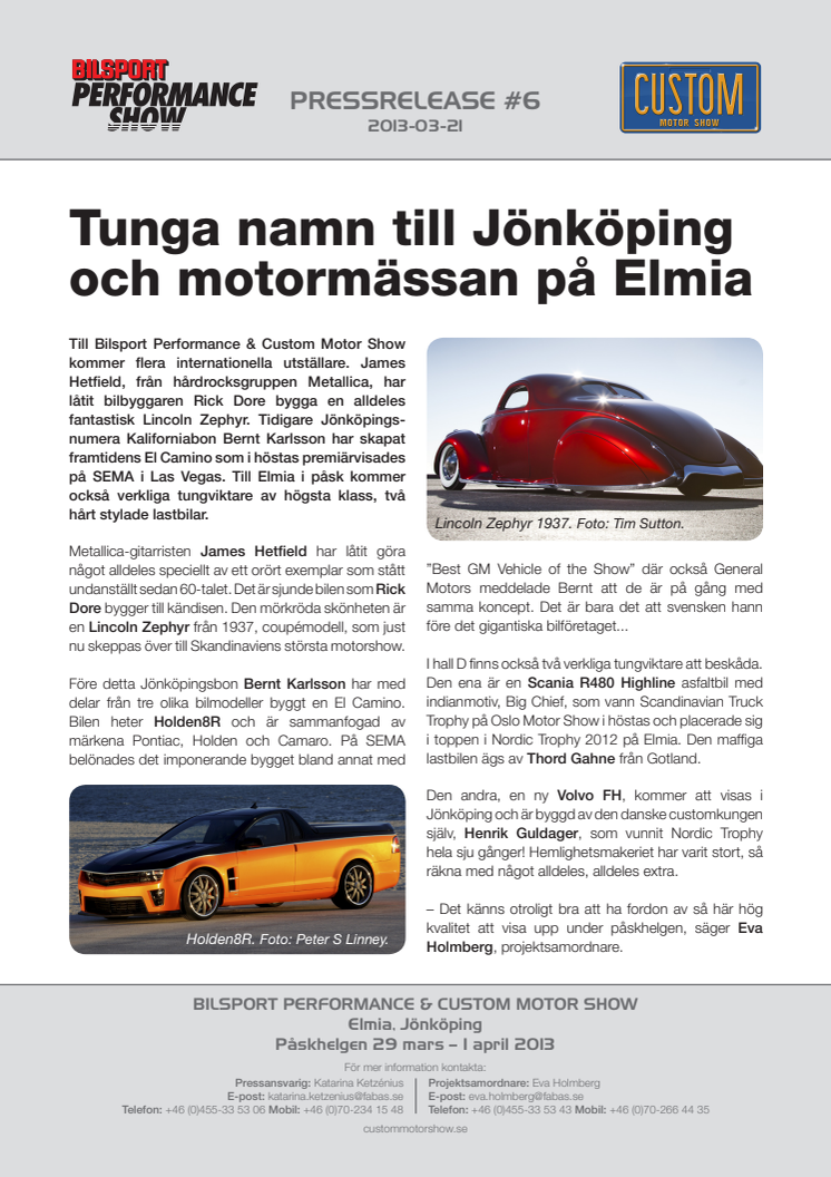 Tunga namn till Jönköping och motormässan på Elmia