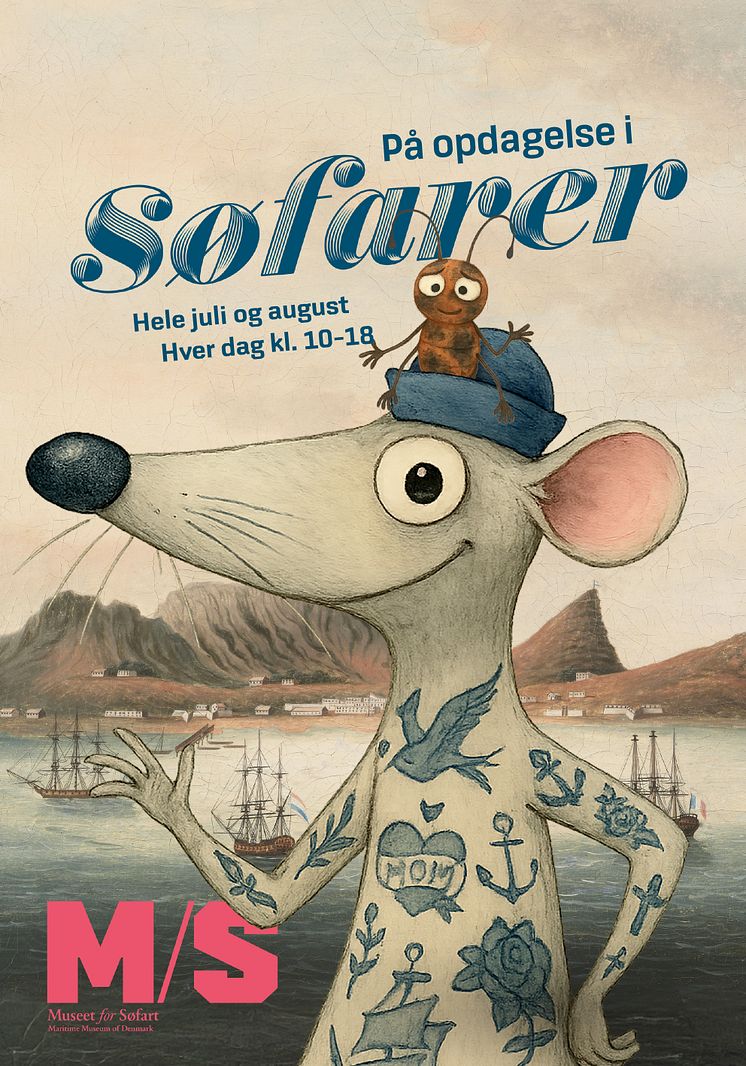 Sommerferie på M/S Museet for Søfart med masser af oplevelser til børnefamilierne. 