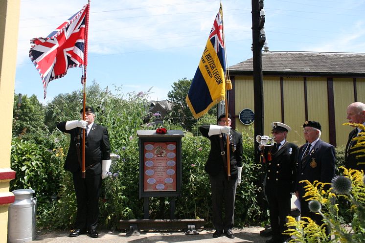 St Albans City station history panel