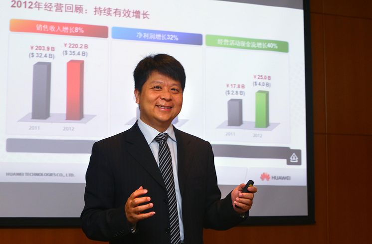 Guo Ping, roterande VD, Huawei Global