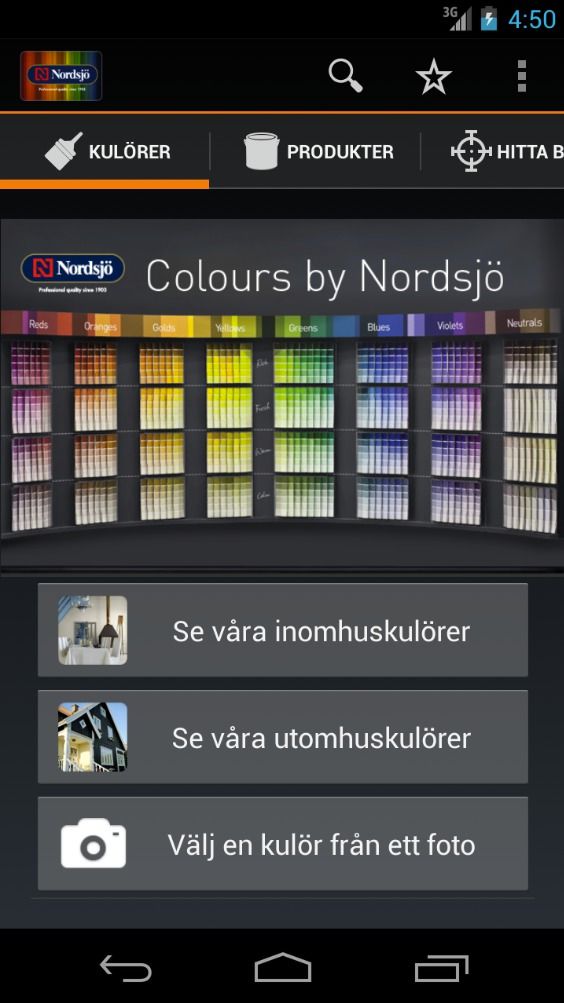 App Colours by Nordsjö