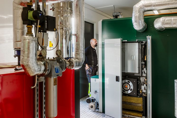 Fastighetsbolaget Kilenkrysset i Strängnäs väljer närproducerad värme från Solör Bioenergi 