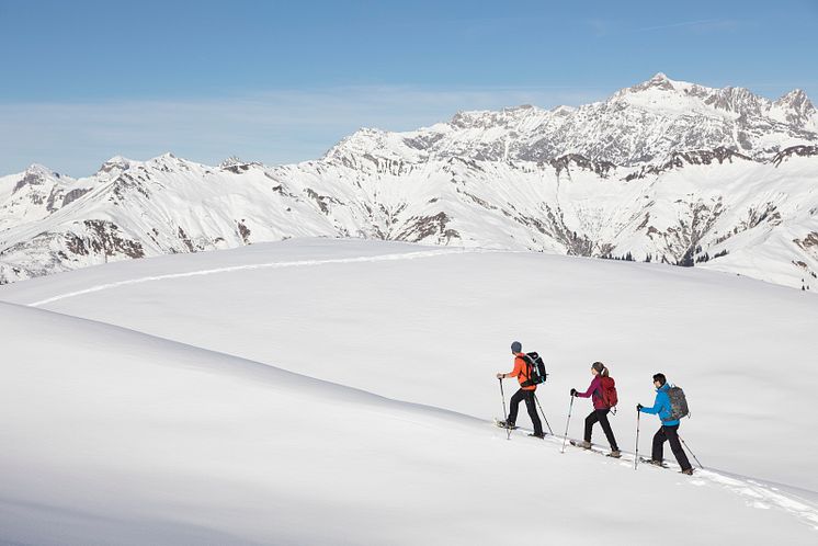 GRF_Schneeschuhwanderung_Rätikon Panoramatrail-1 © Prättigau Tourismus : Riccardo Götz Fotografie