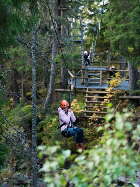 SkiStar sommar Zipline