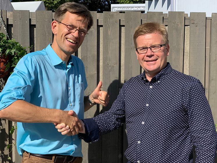 Mattias Goldmann, Fores, och Magnus Edin, SunPine