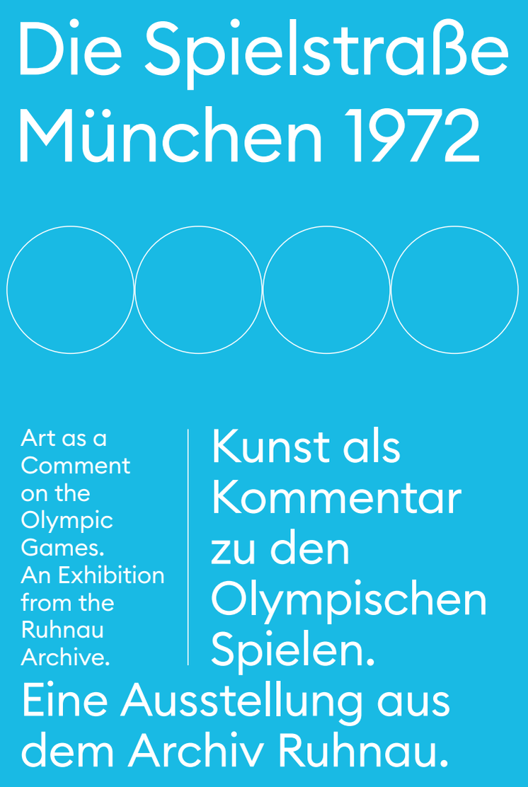 Booklet zur Ausstellung Die Spielstraße München 1972