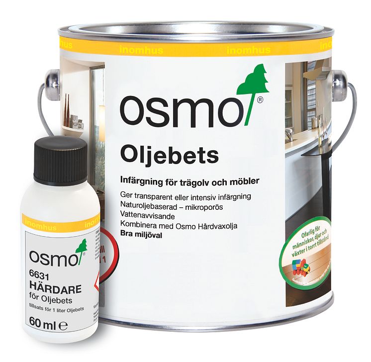 Osmo Oljebets och Osmo 6631 Härdare Oljebets