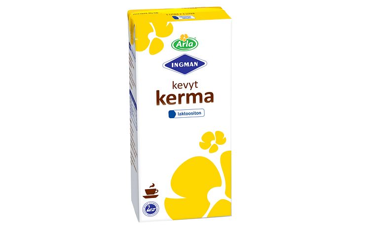 Arla Ingman Kevytkerma laktoositon 1 L (UHT)