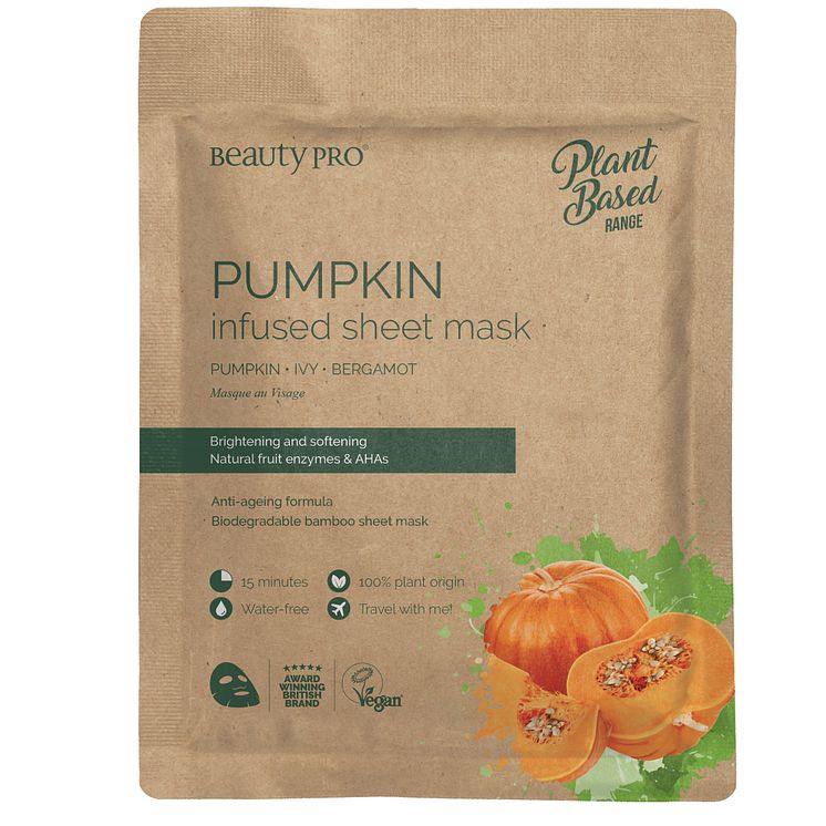 BeautyPro PUMPKIN Infused sheet mask