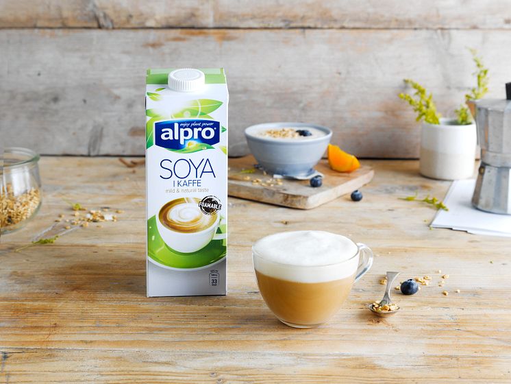 Alpro i Kaffe bredde