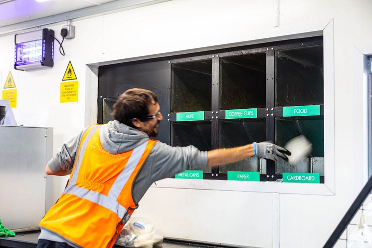 Brighton station hits 90% recycling rate for Global Recycling Day