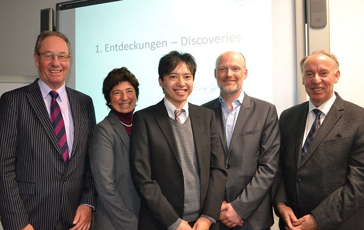 (v.li.) Franz Egle, Dolores Sanchez Bengoa, Shogo Momota, Frank Höfer, Michael Nagy.