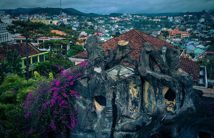 Trädkojshotell i Vietnam