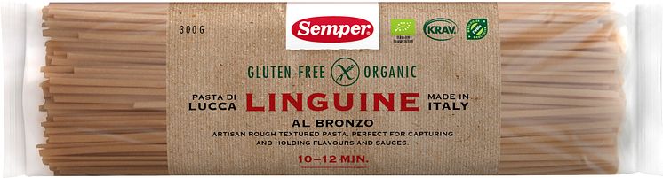 Glutenfri och ekologisk Linguine