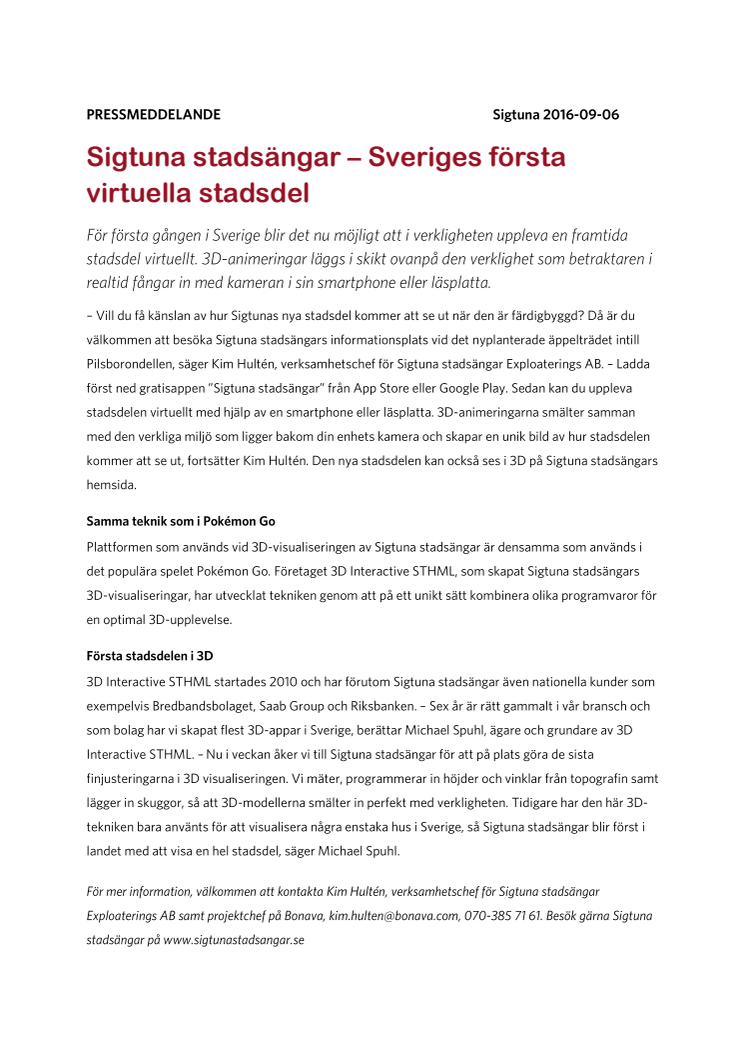 ​Sigtuna stadsängar – Sveriges första virtuella stadsdel