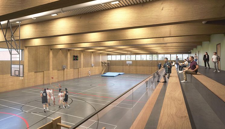 Entwürfe für die neue Sporthalle an der Universität Vechta