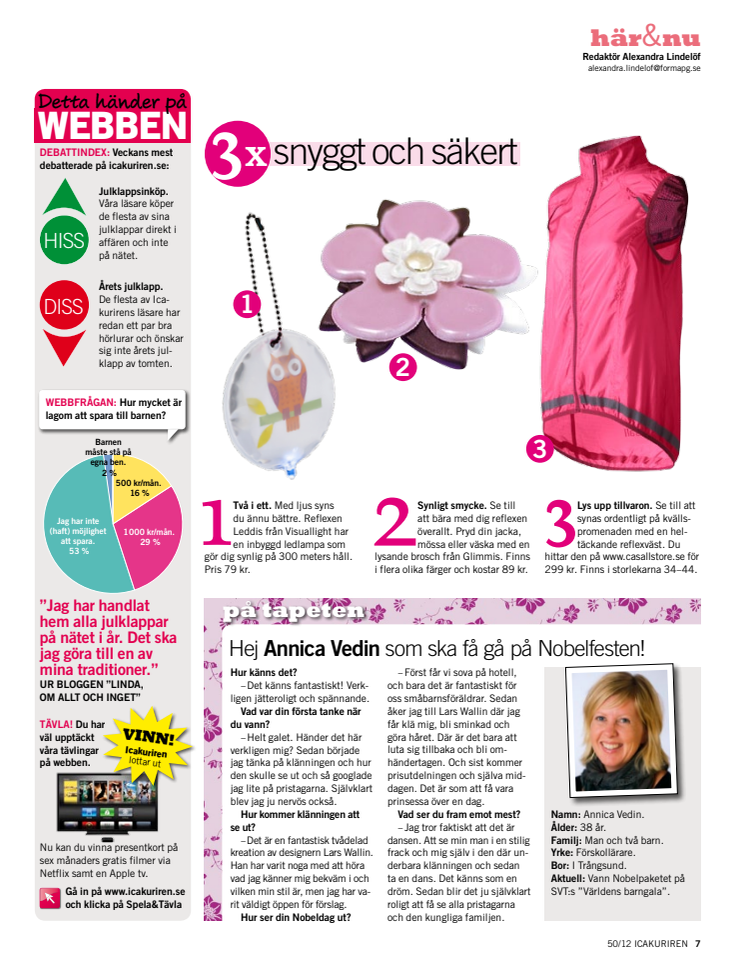 Visualight i senaste Icakuriren- "Snyggt och säkert"  